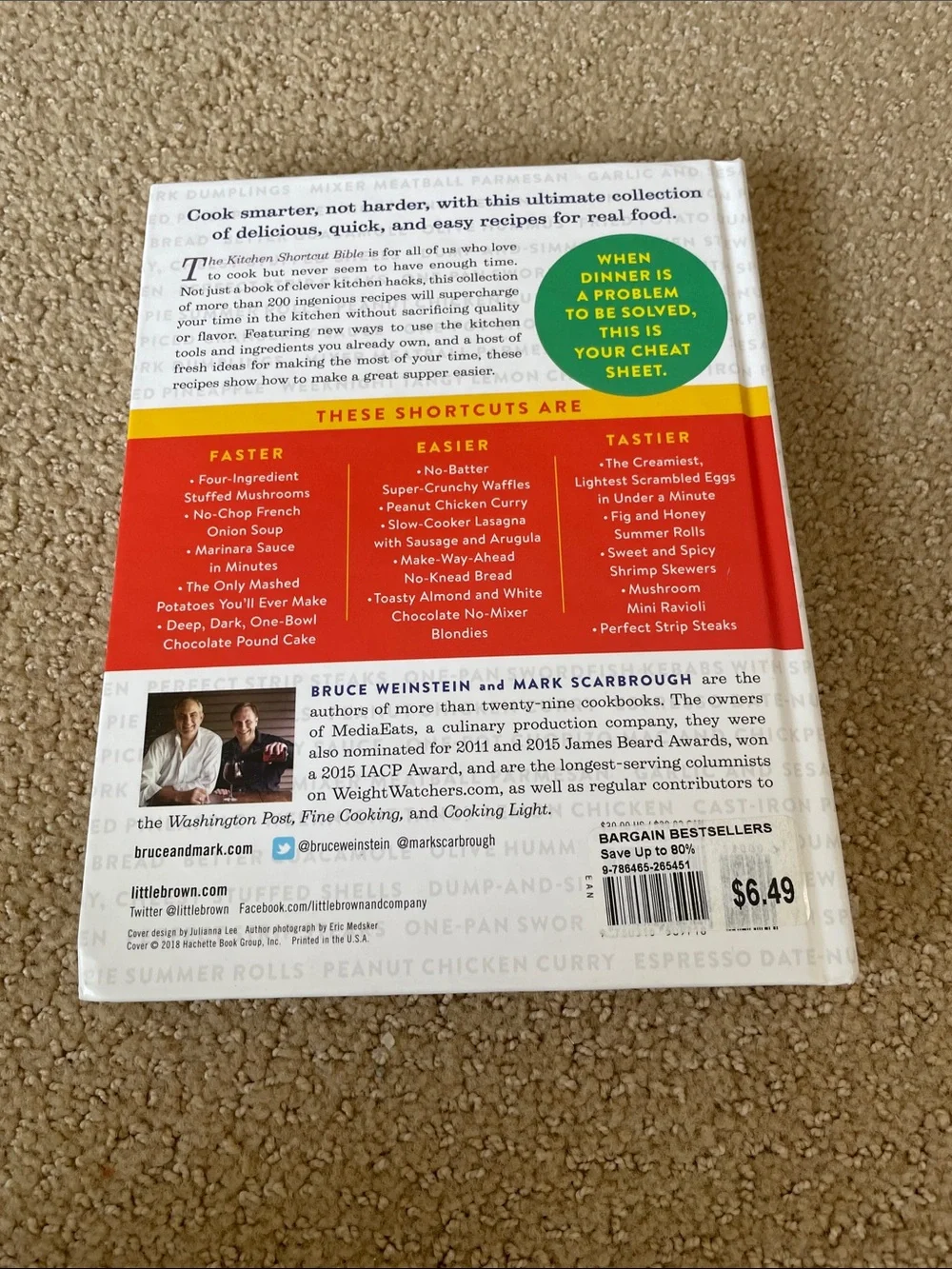 The Kitchen Shortcut Bible Cookbook - White Cover